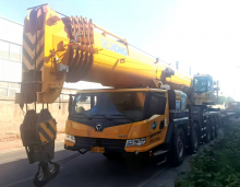 XCMG Used Truck Crane XCT130-1 Yellow Color Construction Machinery for Sale
